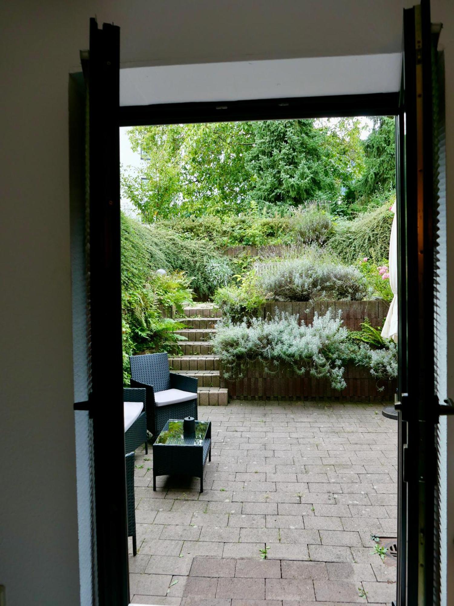 Schoenes Apartment Mit Terrasse Im Steingarten บาด วิลเบล ภายนอก รูปภาพ